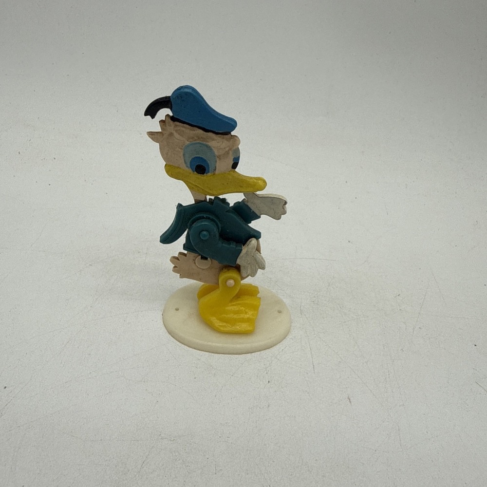Vintage 1960s Marx Donald Duck Spap-Eeze Toy Figure 3.5" Tall